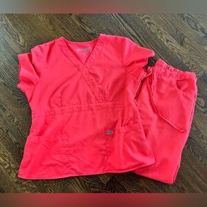 XL greys anatomy scrub set